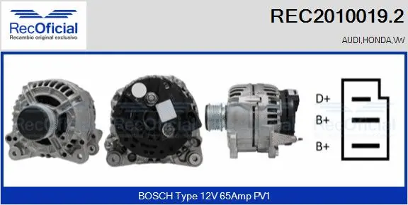 Alternator (REC2010019.2)