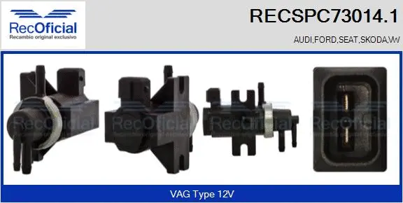 Pressure Converter, exhaust control (RECSPC73014.1)