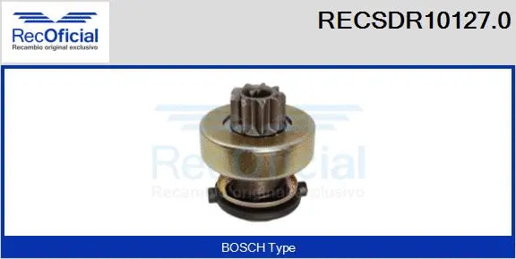 Pinion, starter (RECSDR10127.0)