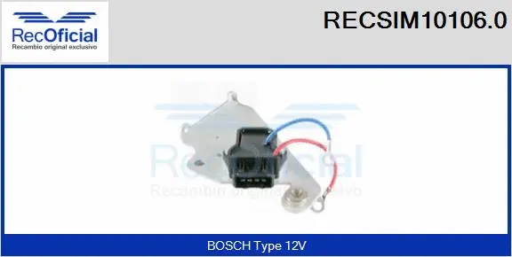 Switch Unit, ignition system (RECSIM10106.0)