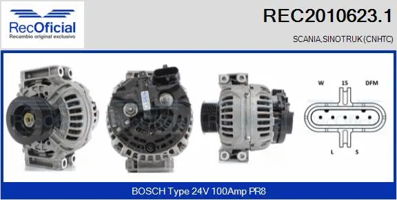 Alternator (REC2010623.1)