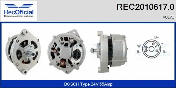 Alternator (REC2010617.0)
