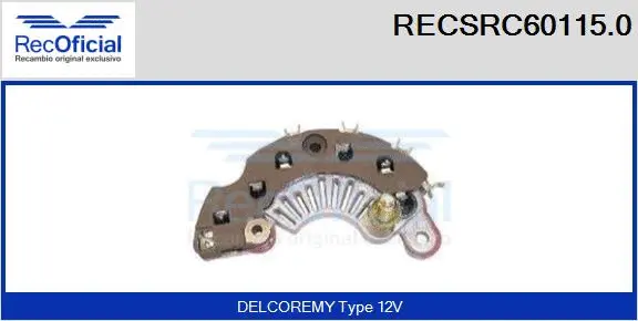 Rectifier, alternator (RECSRC60115.0)