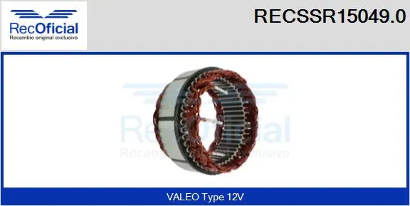 Stator, alternator (RECSSR15049.0)