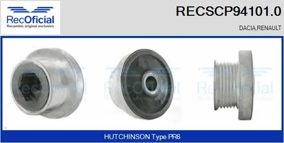 Belt Pulley, alternator (RECSCP94101.0)