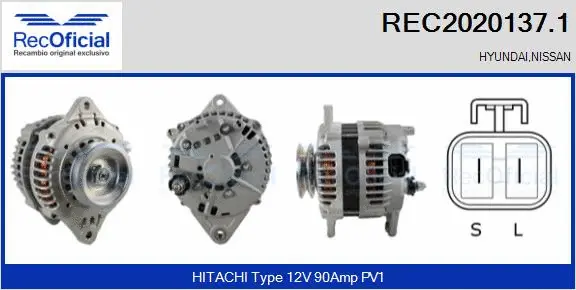 Alternator (REC2020137.1)