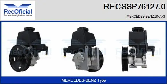 Hydraulic Pump, steering (RECSSP76127.0)