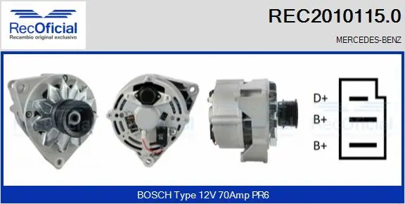 Alternator (REC2010115.0)