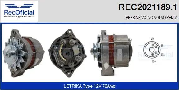 Alternator (REC2021189.1)