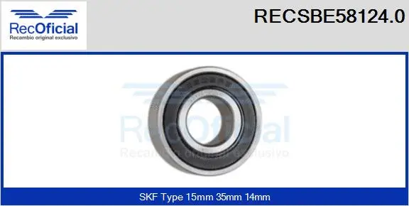 Bearing (RECSBE58124.0)