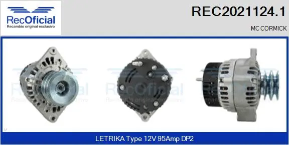 Alternator (REC2021124.1)