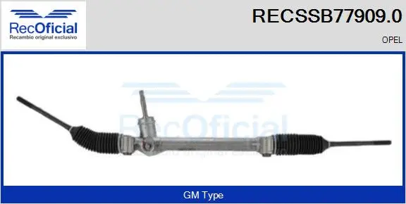 Steering Gear (RECSSB77909.0)