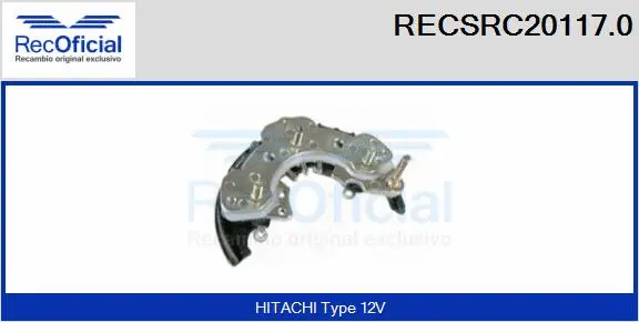 Rectifier, alternator (RECSRC20117.0)
