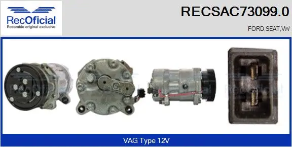 Compressor, air conditioning (RECSAC73099.0)