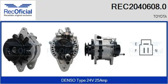 Alternator (REC2040608.0)