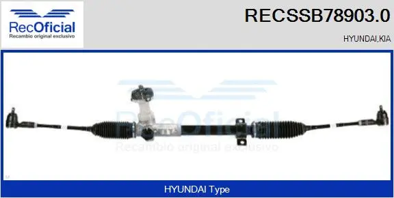 Steering Gear (RECSSB78903.0)