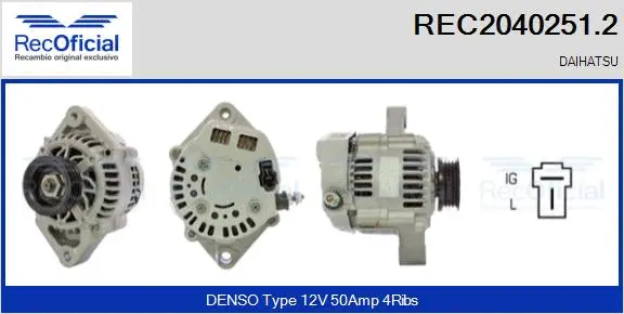 Alternator (REC2040251.2)