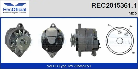 Alternator (REC2015361.1)