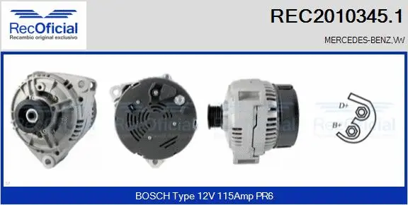 Alternator (REC2010345.1)