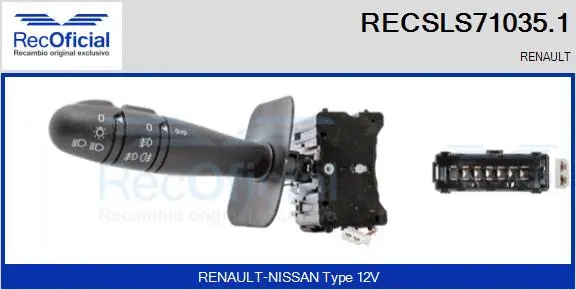 Steering Column Switch (RECSLS71035.1)