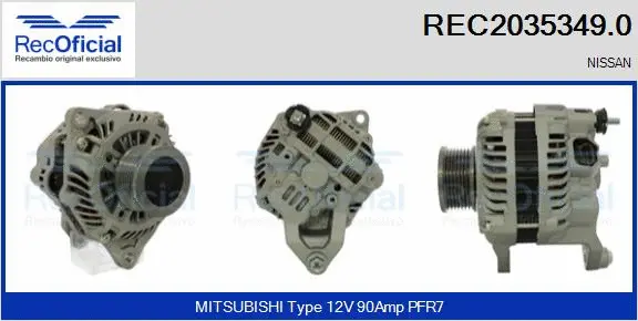 Alternator (REC2035349.0)