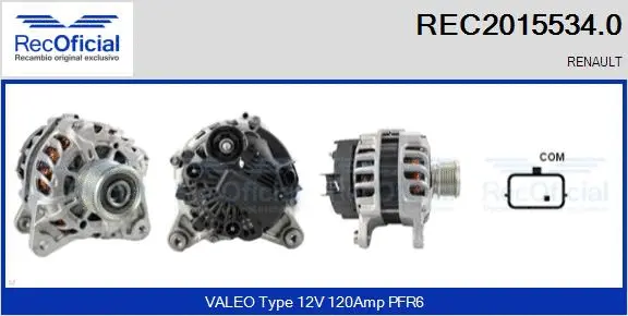 Alternator (REC2015534.0)