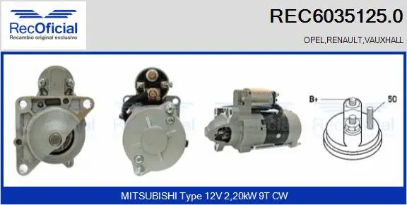 Starter (REC6035125.0)