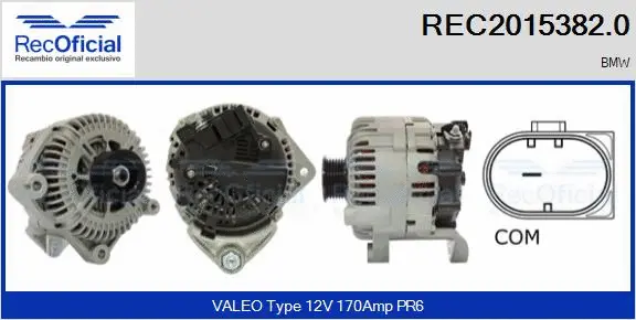 Alternator (REC2015382.0)