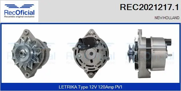 Alternator (REC2021217.1)