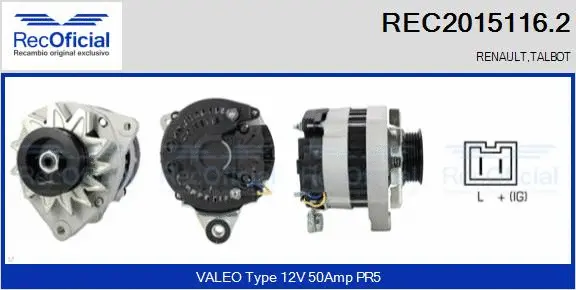 Alternator (REC2015116.2)