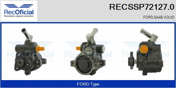 Hydraulic Pump, steering (RECSSP72127.0)