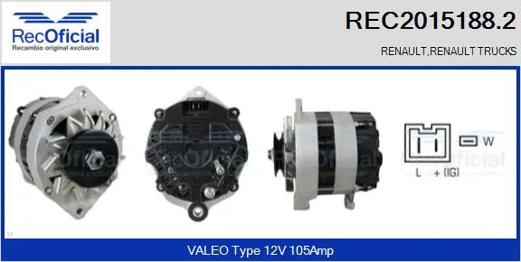 Alternator (REC2015188.2)