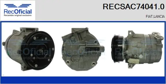 Compressor, air conditioning (RECSAC74041.0)