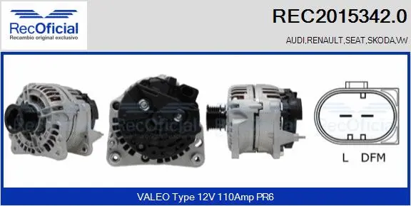 Alternator (REC2015342.0)