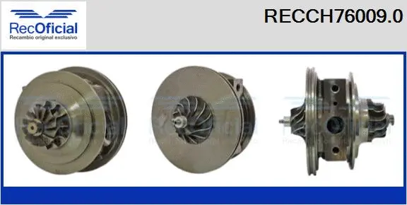 Core assembly, turbocharger (RECCH76009.0)