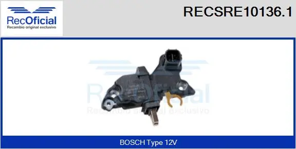 Alternator Regulator (RECSRE10136.1)