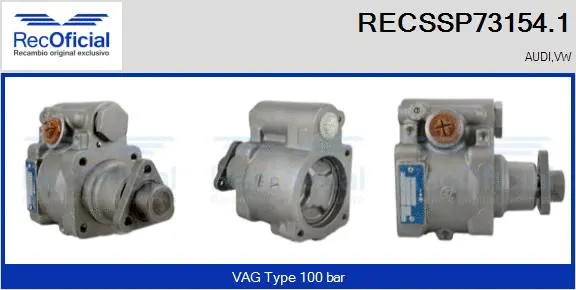 Hydraulic Pump, steering (RECSSP73154.1)