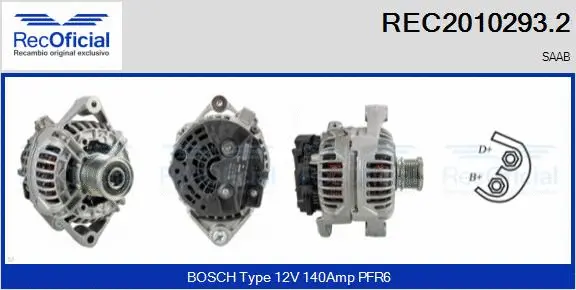 Alternator (REC2010293.2)