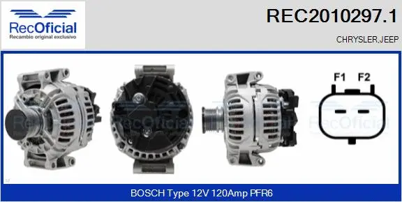Alternator (REC2010297.1)