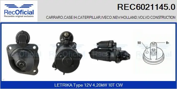 Starter (REC6021145.0)