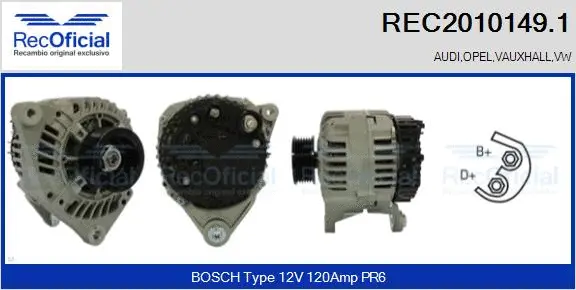 Alternator (REC2010149.1)
