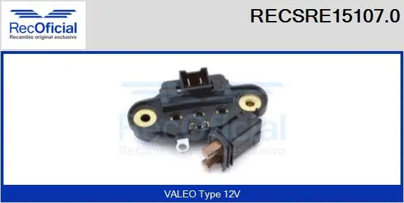 Alternator Regulator (RECSRE15107.0)