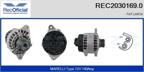 Alternator (REC2030169.0)