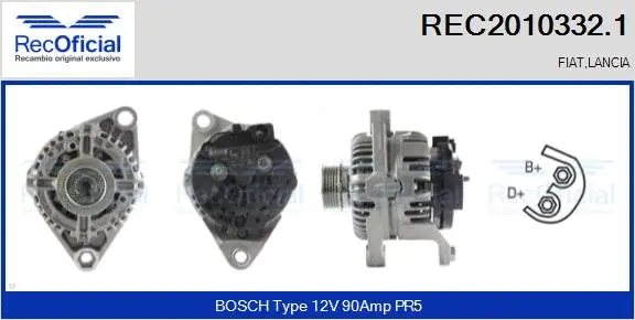 Alternator (REC2010332.1)