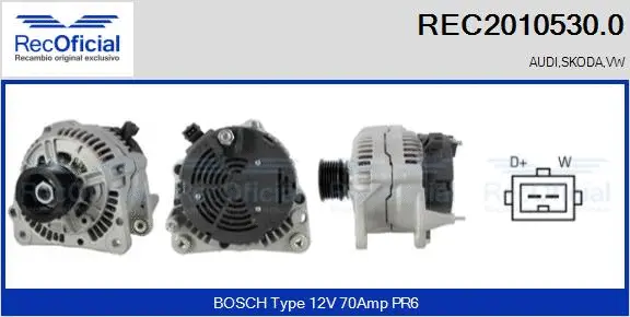 Alternator (REC2010530.0)