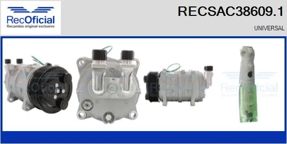 Compressor, air conditioning (RECSAC38609.1)