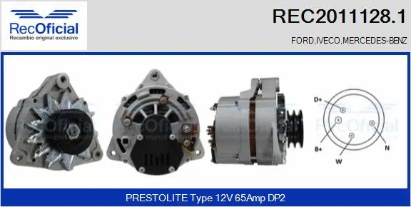Alternator (REC2011128.1)