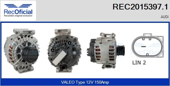Alternator (REC2015397.1)
