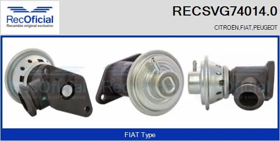 EGR Valve (RECSVG74014.0)