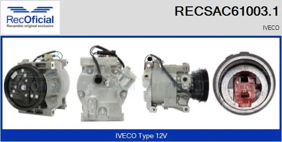 Compressor, air conditioning (RECSAC61003.1)